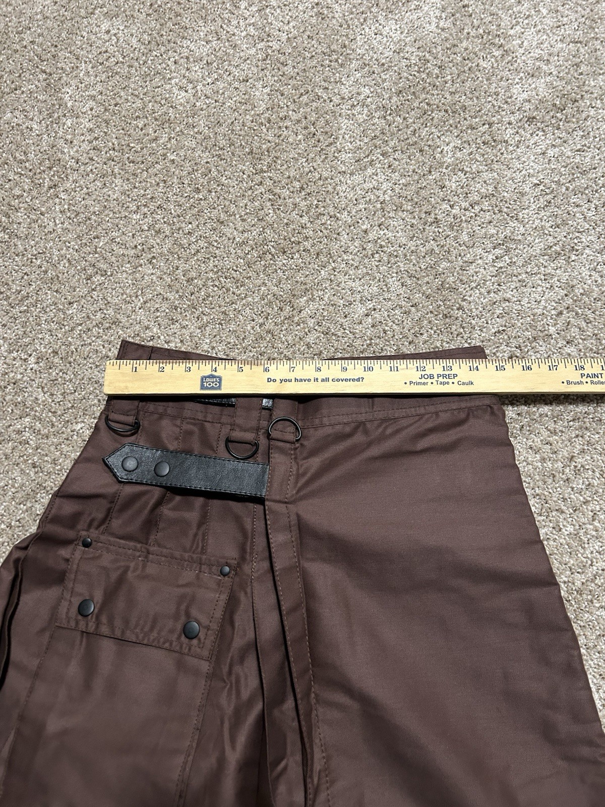 All Kilts Sports Utility Kilt Mens 30 Brown Workwear Heavyweight