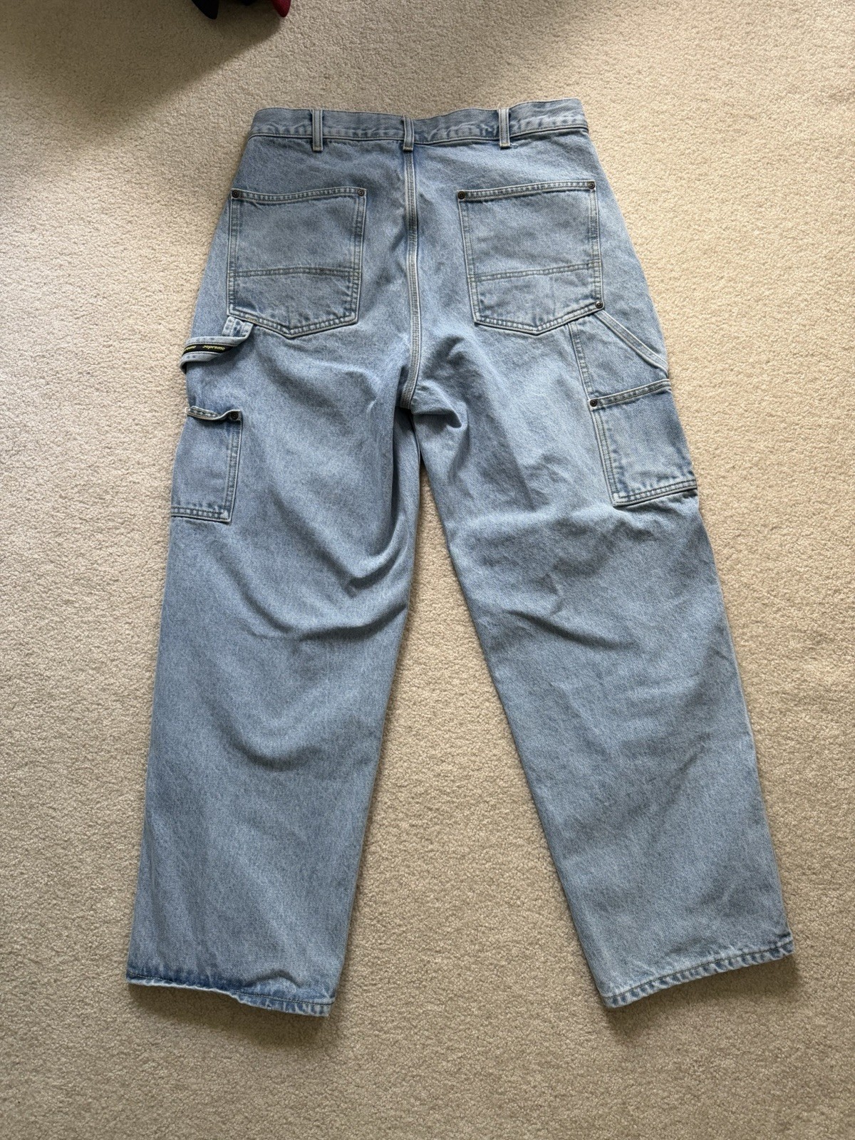 Supreme Double Knee Painter Pant (FW24) Washed Indigo – Size 34