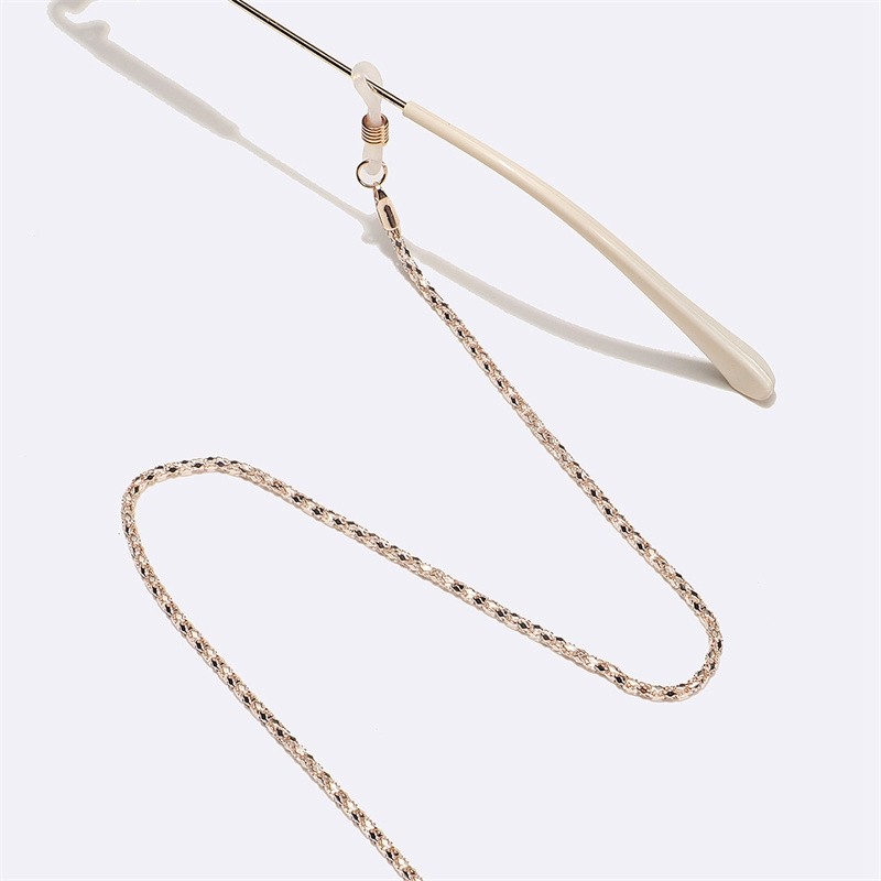 Hollow Chain Chain Glasses Metal Glasses Walking Accessories Color Optional