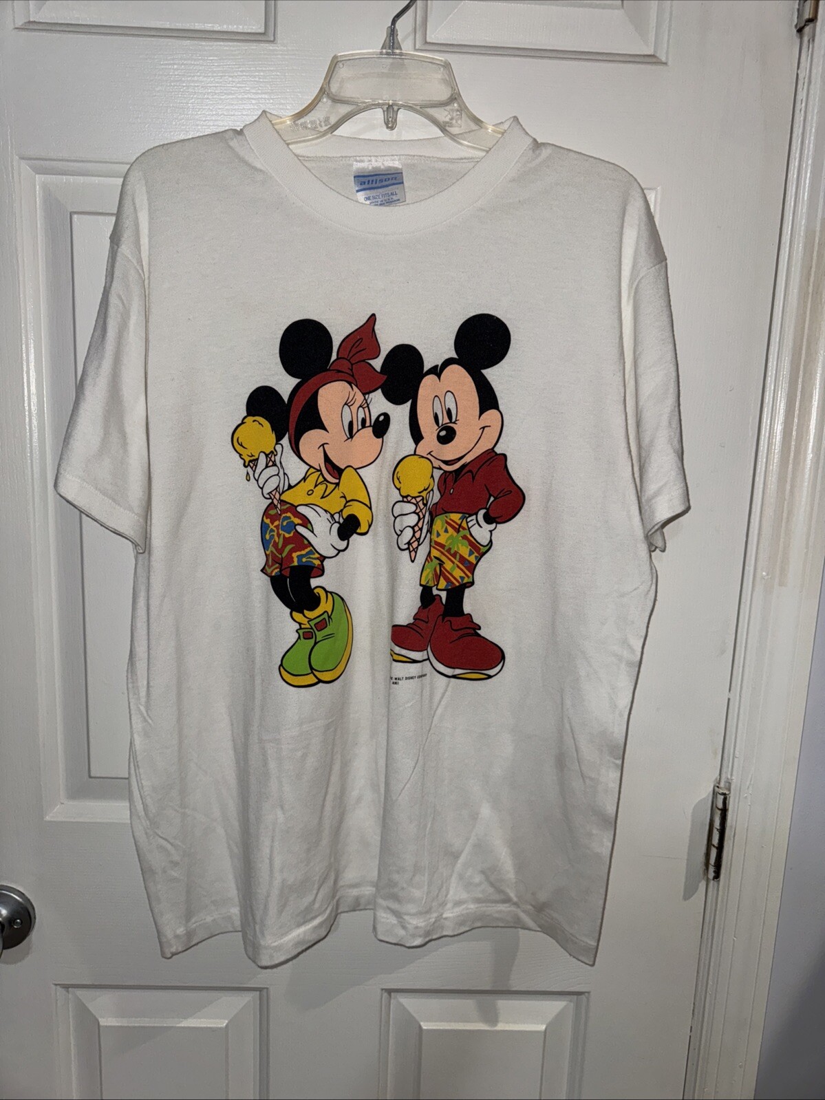 Vintage 1980s Mickey Mouse Allison T-Shirt Large Walt Disney Company AMI