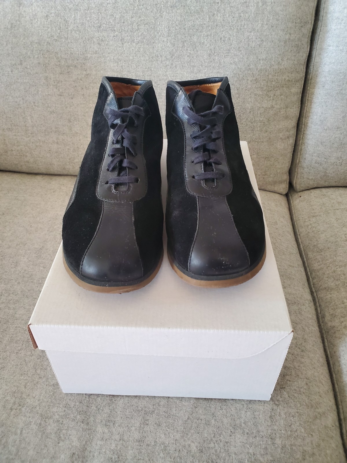 bacco bucci mens Italian suede/leather shoes US 10.5