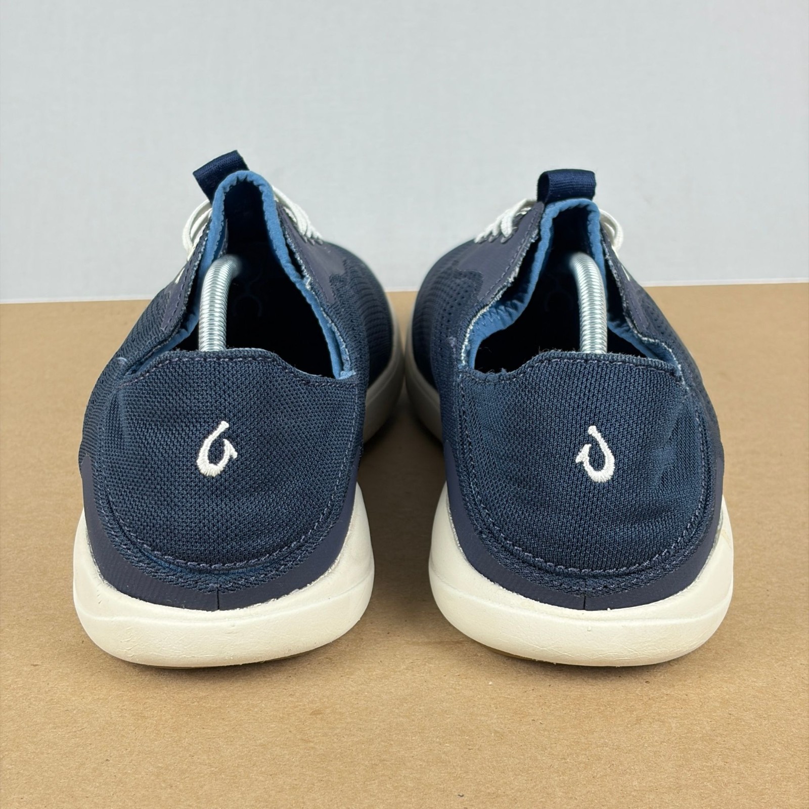 Olukai Moku Pae Casual Shoes Mens 9.5 Blue Slip On Comfort Loafer Mesh