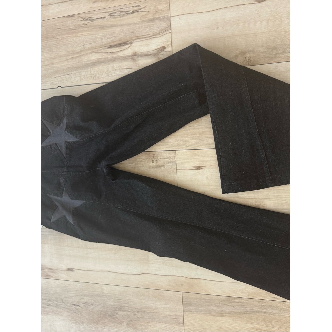 Thread Market Star Pattern Wide Leg Jeans Size 5 / 27 Bell bottom Western