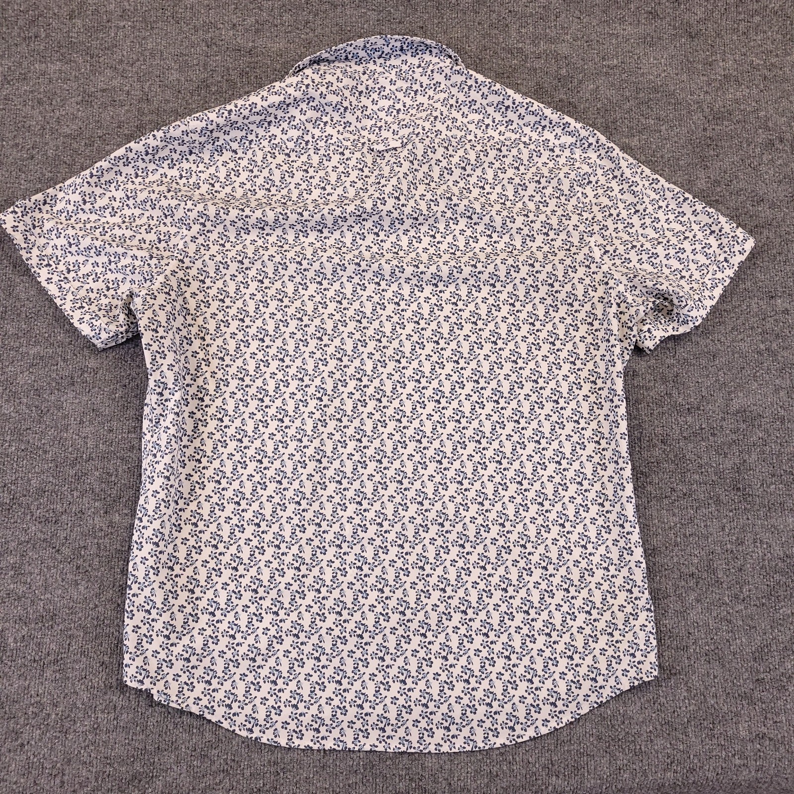 7D 7 Diamonds Bowen 4 Way Stretch Woven Shirt Mens XL Floral Geometric Spread