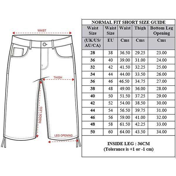 Kruze Mens Combat Shorts Cargo Denim Half Pants Big King All Waist Sizes 28″-48″