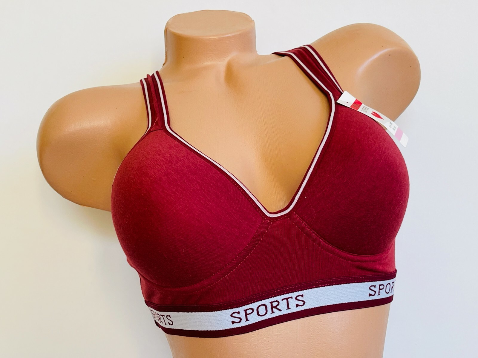 3/6 Pack Racerback Sports Bra Women’s High Impact Running Yoga Workout Bras 6826