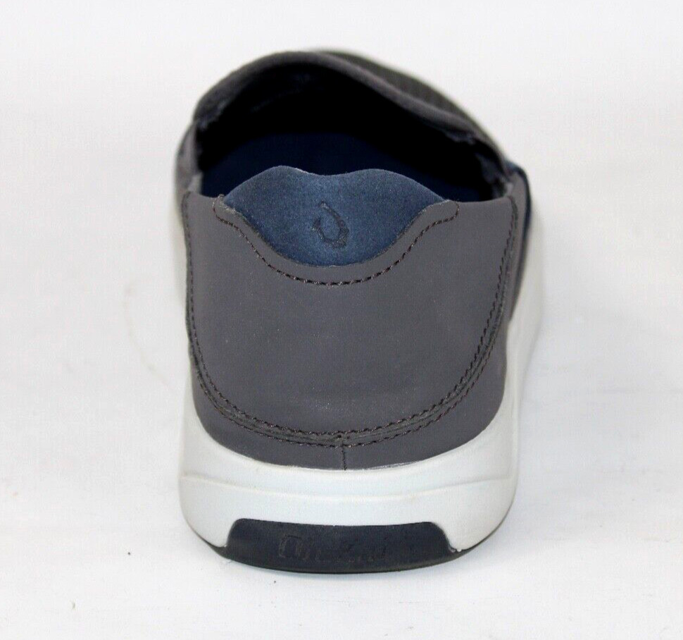 OluKai Lae’ahi Mens Size 12 Blue Depth Shoes Blue Mesh Slip On Sneakers EXC