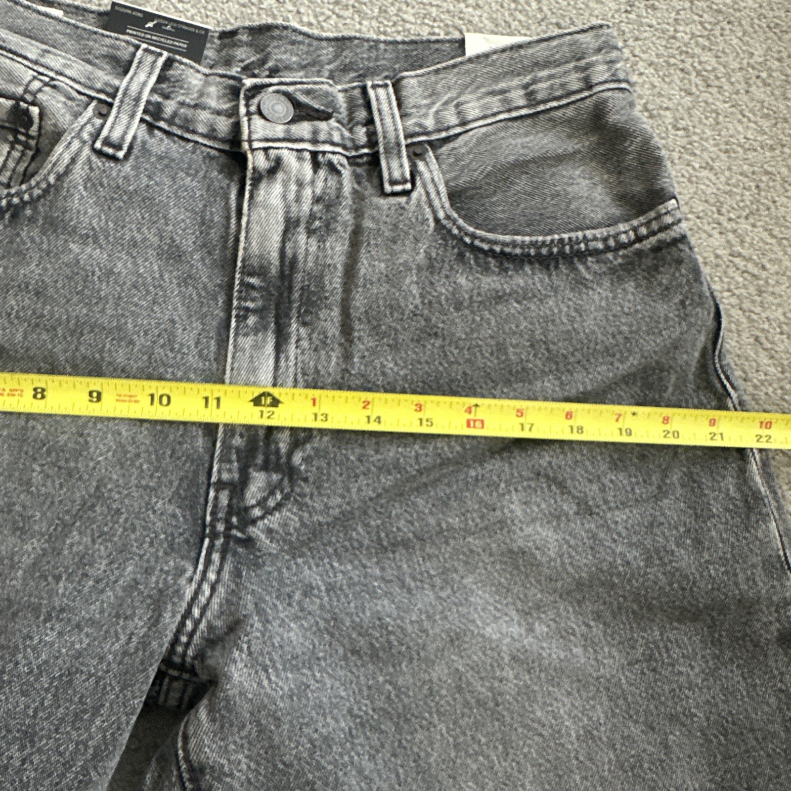 Levi ‘s Premium Men’s 578 Baggy Throughout Denim Jeans Sz. 32Wx30 Gray New