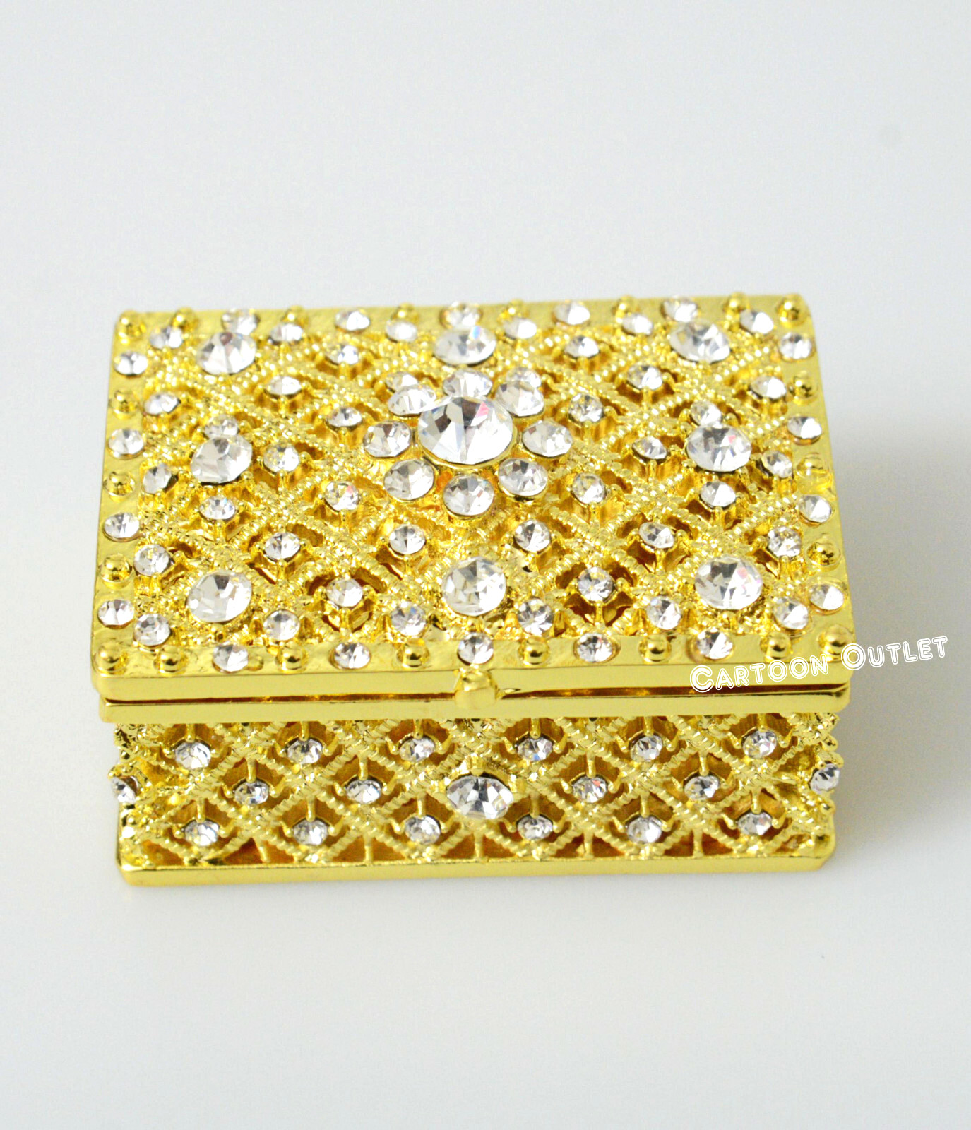 ARRAS DE BODA GOLD WEDDING CEREMONY UNITY 13 COIN SET CHEST BRIDAL Rhinestones