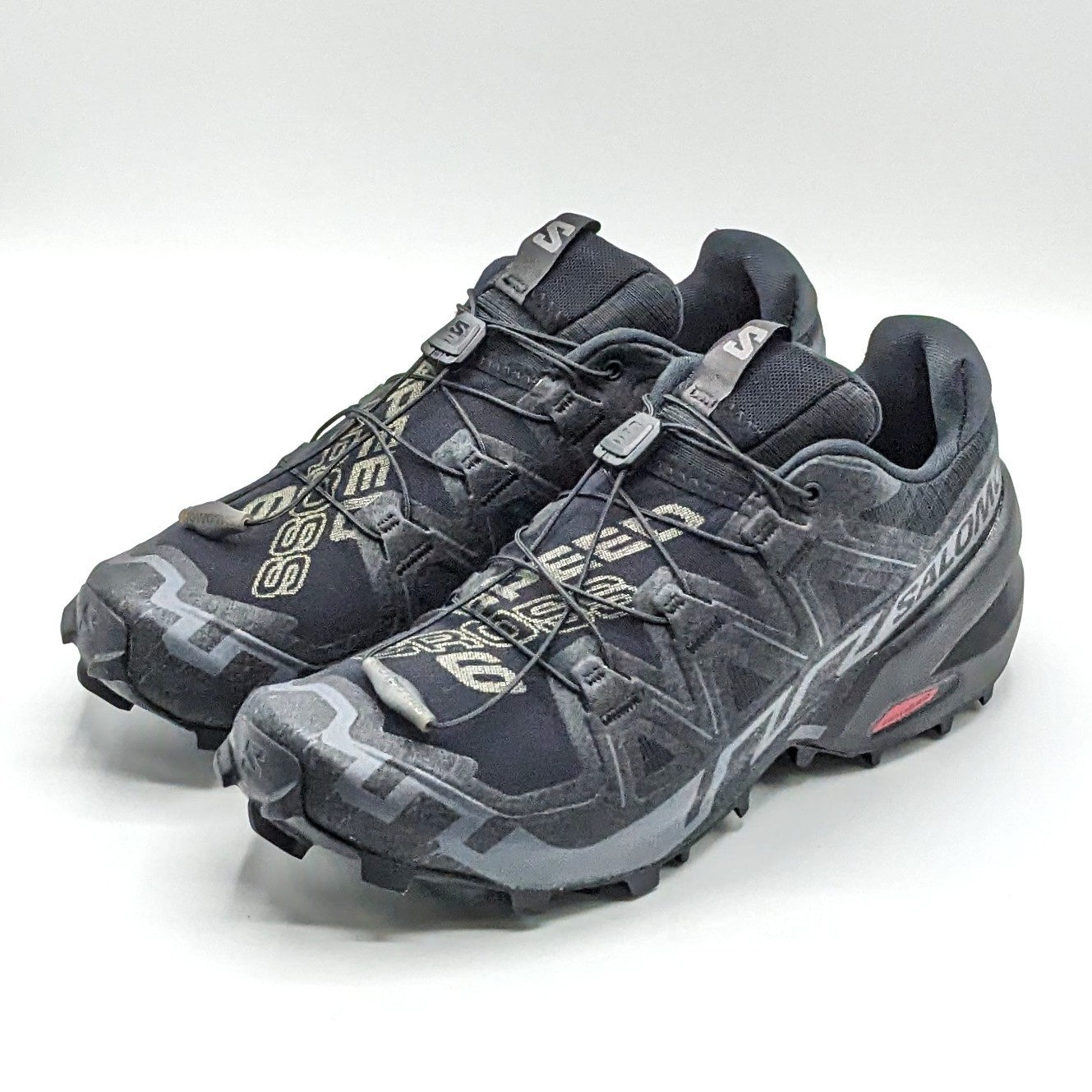 Salomon “Speedcross 6” Women’s Moderate Terrain Running Shoe (Black/Phantom) 8.5