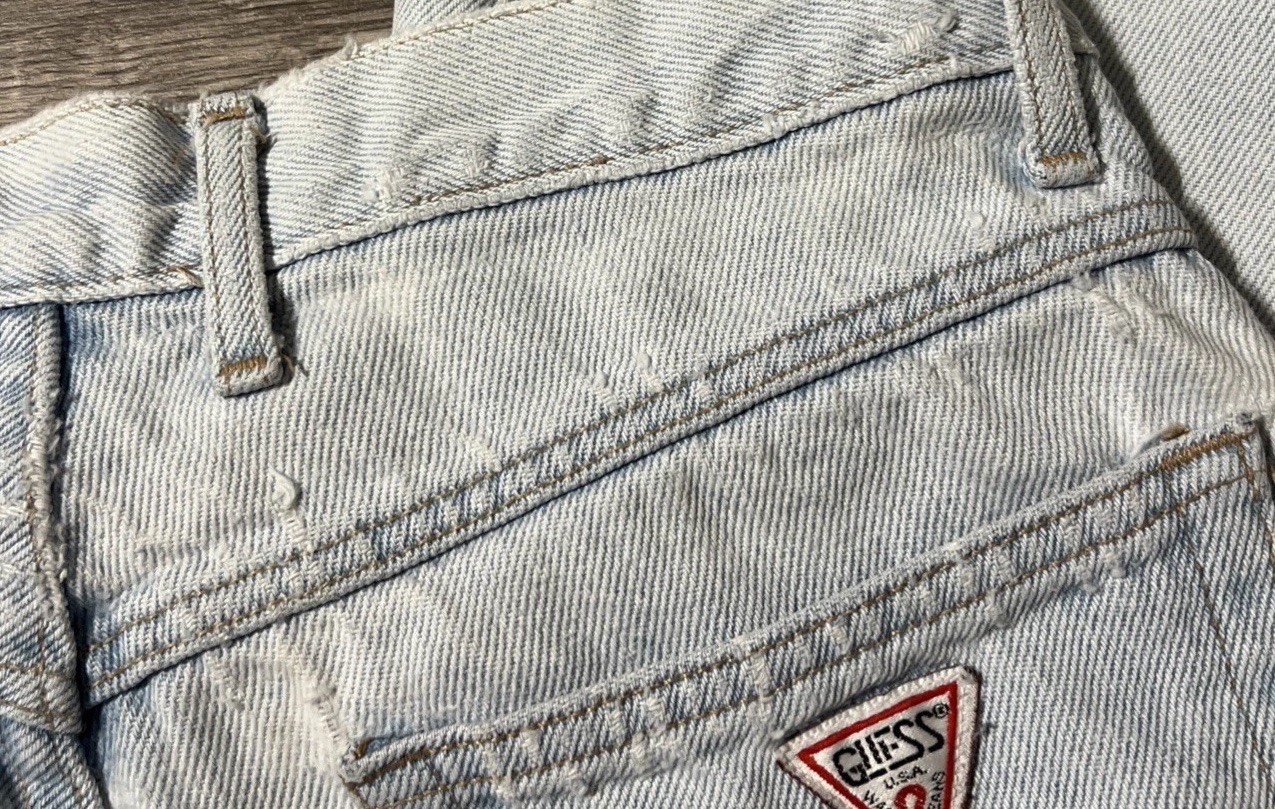 Guess Jeans Women’s Vintage 1050 High Rise Tapered Mom Style Jeans SZ 31 (27×30)