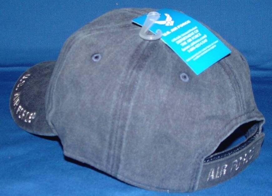 Air Force USAF Veteran Unstructured Distressed Military Approved Embroidered Cap
