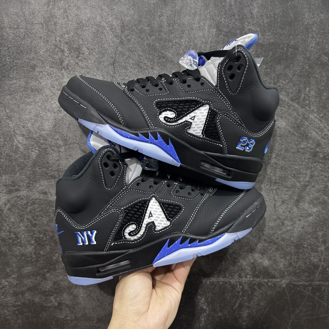 Awake NY x AJ 5 Retro ‘Black Racer Blue’ DV4982-004 Men’s Size Ship Now
