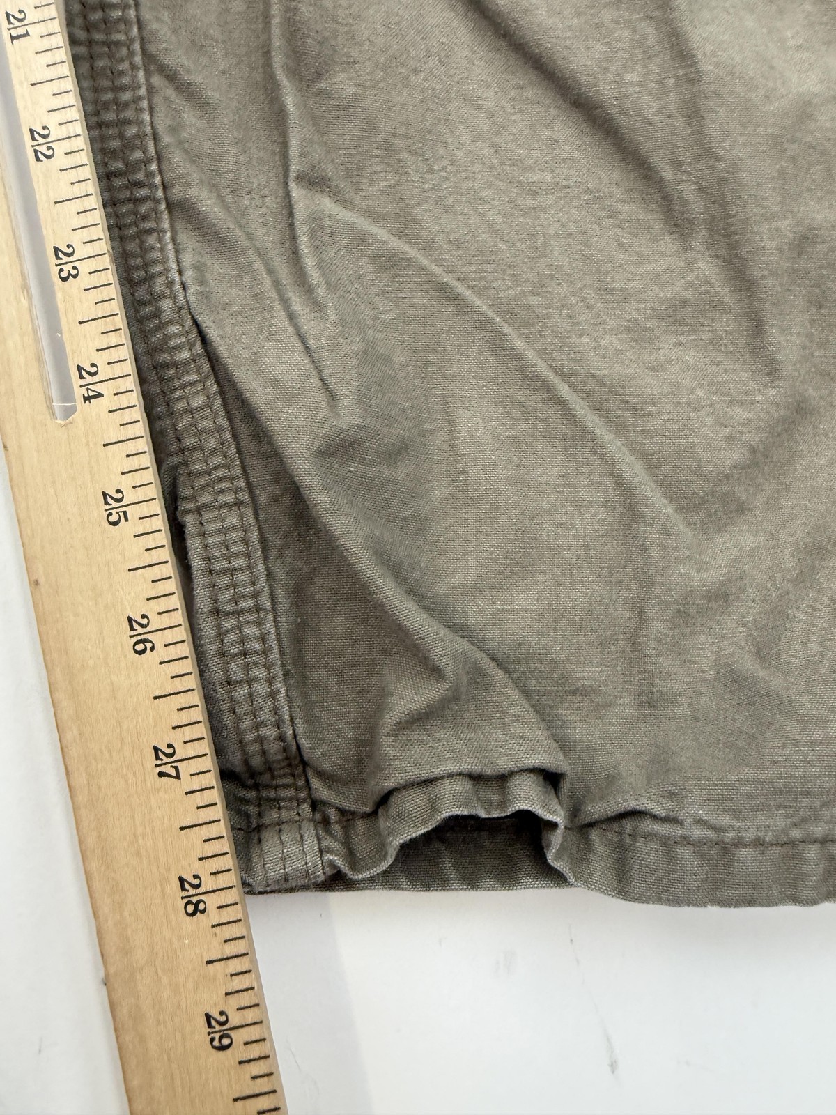 Carhartt Pants Mens 48×28 Brown Relaxed Fit Canvas Carpenter Workwear Utility