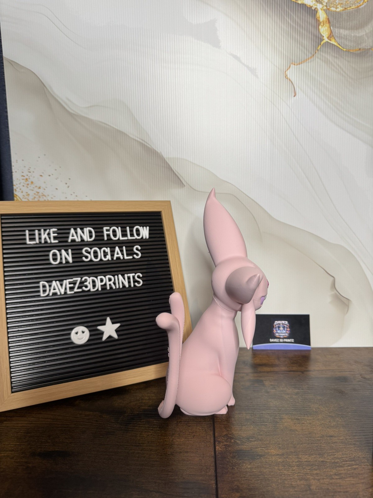 Espeon Pokémon 3D Printed Figurine