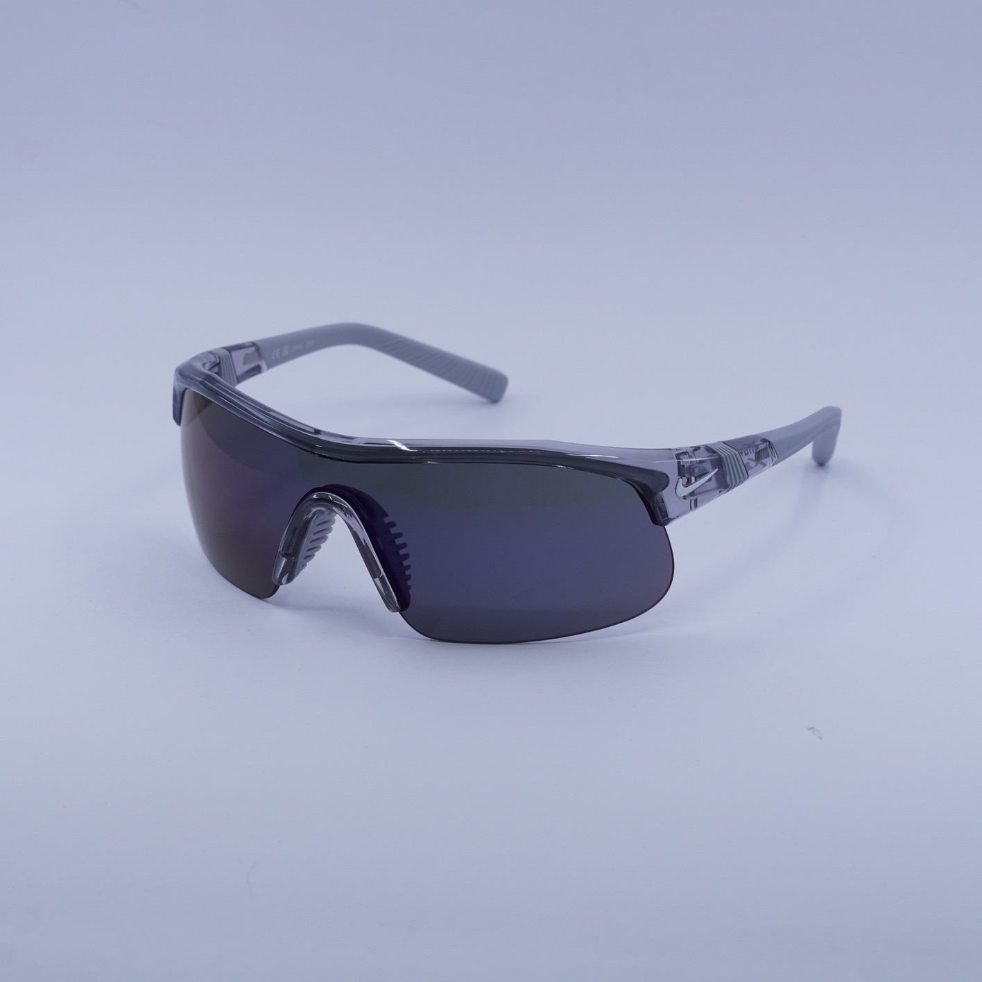 Nike SHOW X1 DX6520 065 Shiny Wolf Grey/Blue Mirror 58-18-136 Sunglasses New …