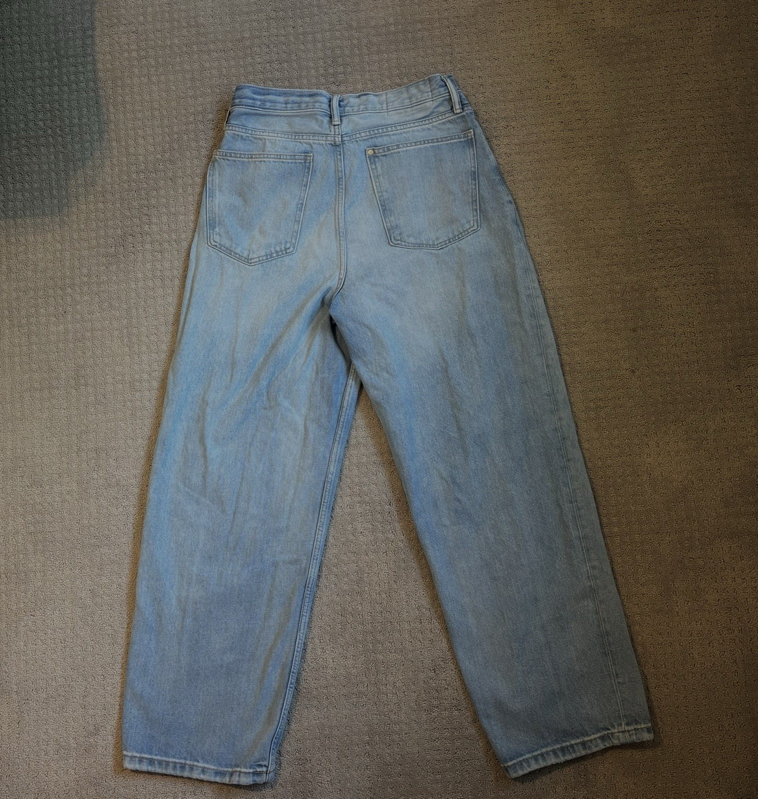 H&M Men’s Fairfax Baggy Jeans Denim Blue 29/32