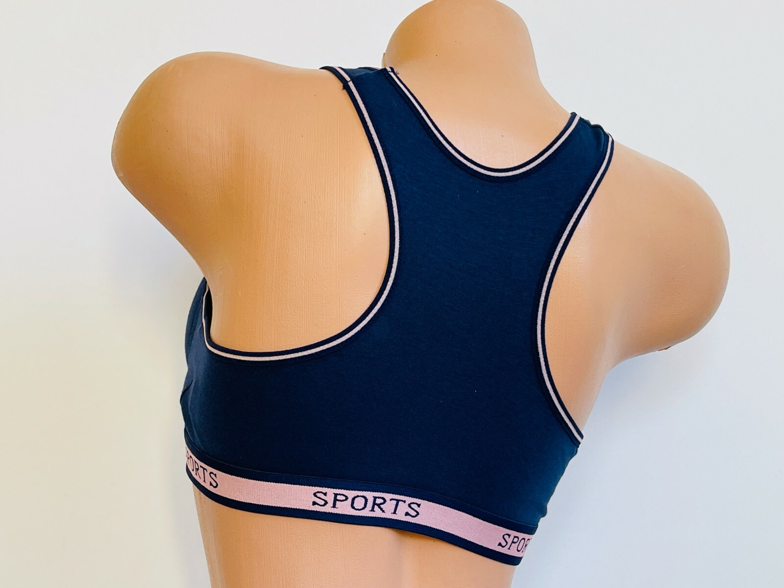3/6 Pack Racerback Sports Bra Women’s High Impact Running Yoga Workout Bras 6826