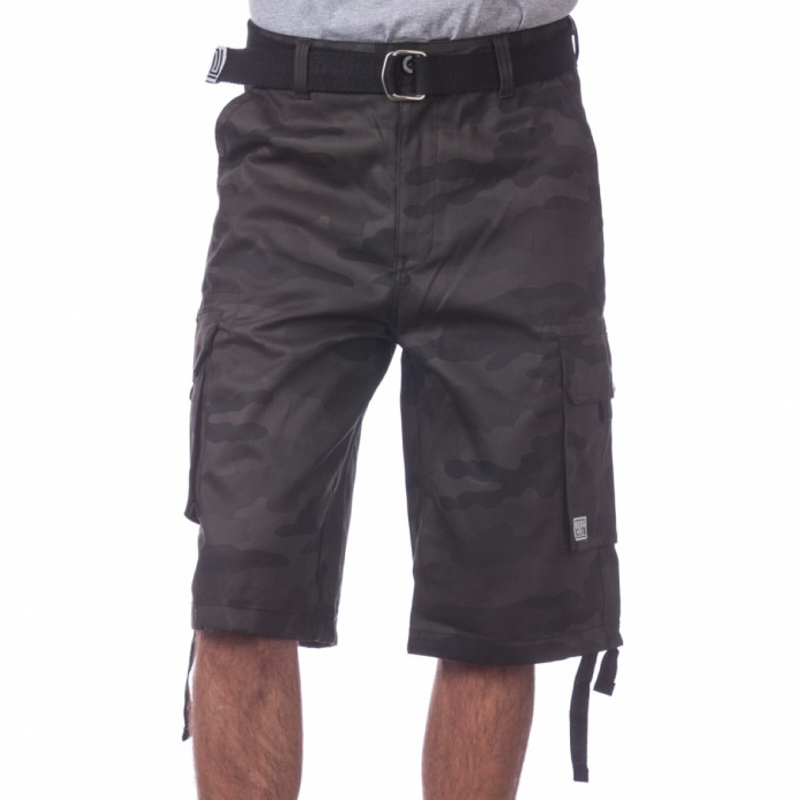 PROCLUB MENS HEAVYWEIGHT TWILL CARGO SHORTS PRO CLUB 6 POCKETS SHORTS (S-5XL)