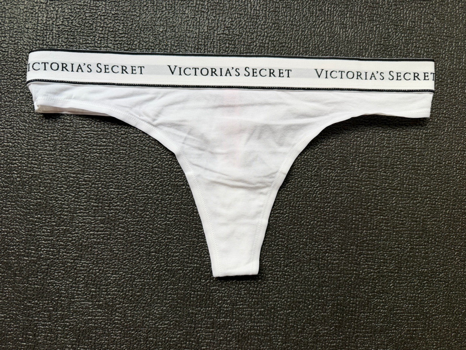 5-Pack Victoria’s Secret sz M Logo Cotton Thong String Panty Bundle Lot Set