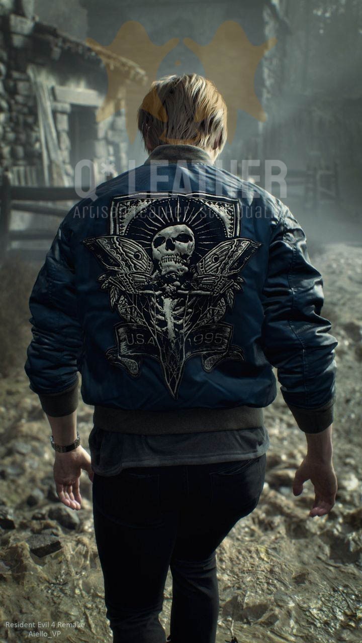 Halloween Leon Scott Kennedy Resident Evil 4 Costume And Cosplay Jacket Gift