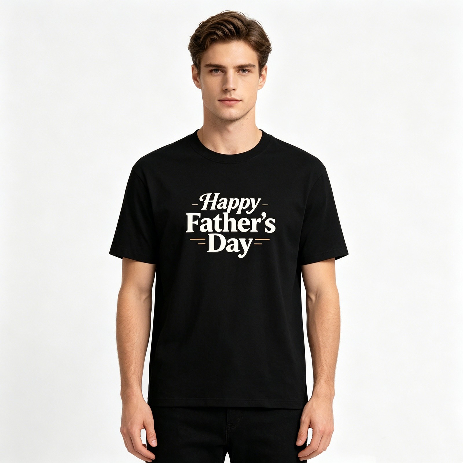 Personalized Custom Photo T-Shirt Gift for Dad Fathers Day Soft Cotton