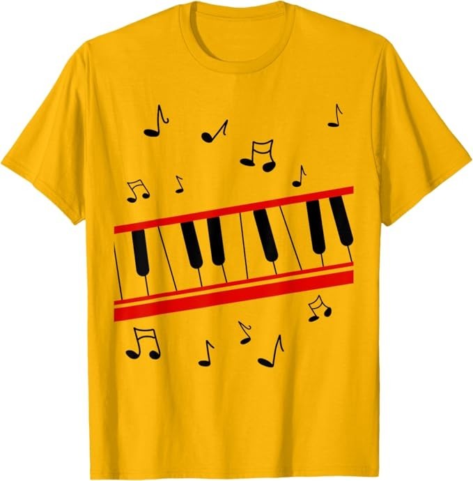 Retro 1980s Beat It Piano T-Shirt cartoon version T-Shirt