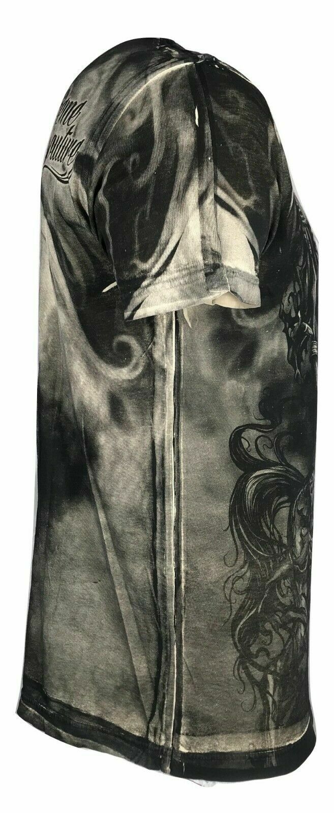 Xtreme Couture Affliction Men’s T-Shirt DARK HORSE Skull Tattoo Biker S-5XL