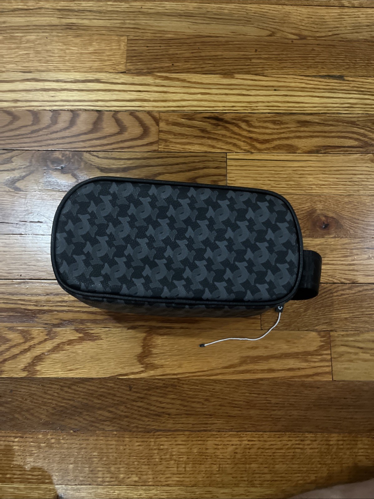 TRUE RELIGION Mens Toiletry Travel Bags CODA AUKKA Faux Leather Black NWT