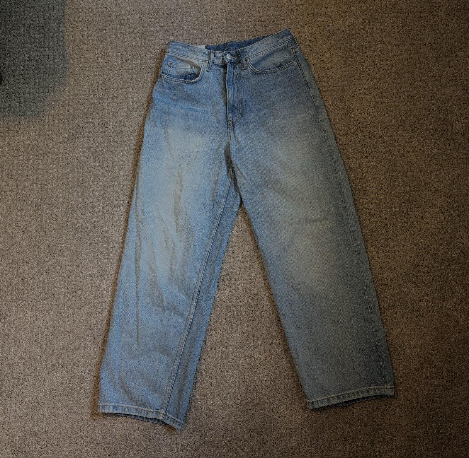 H&M Men’s Fairfax Baggy Jeans Denim Blue 29/32