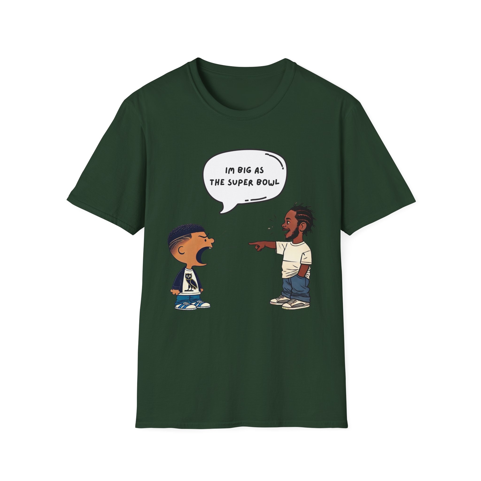 Kendrick Lamar Big As The Super Bowl Halftime Show Tee Hip Hop Graphic Shirt