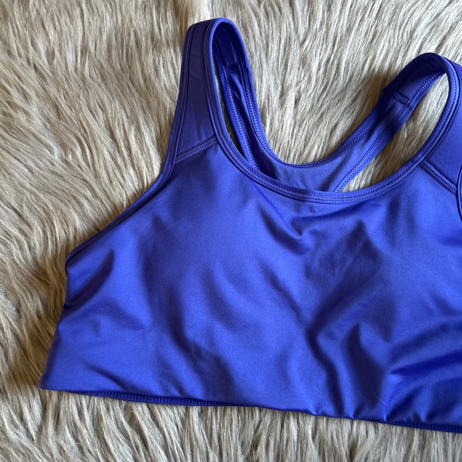 Avia Wirefree Sports Bra Women’s Size Medium Blue Racerback Medium Support