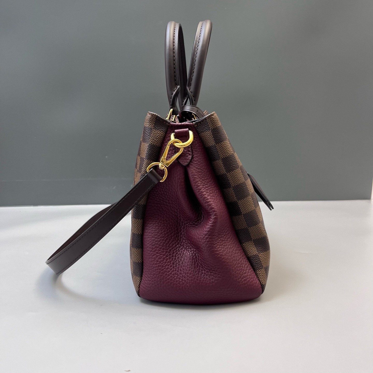Louis Vuitton Pre-Owned Authentic Satchel Burgundy Free Tracked Shipping
