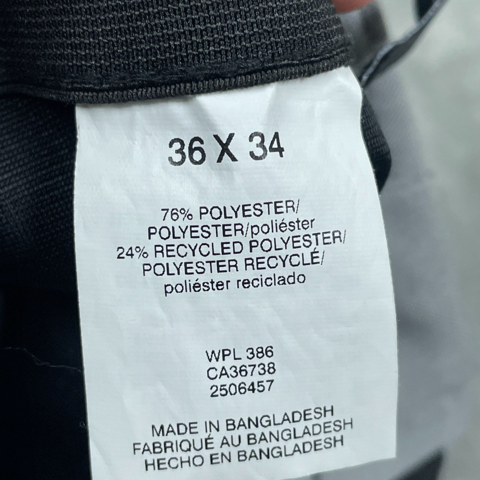 Kenneth Cole Reaction Techni-Cole Slim Fit Gray Dress Pants 36×34 a1050