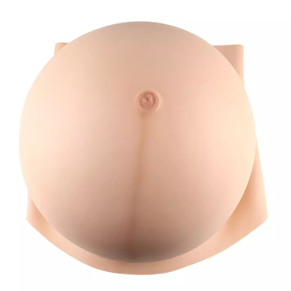 Twins Oversized Pregnant Belly Silicone Fake Belly For Cosplay Transgender