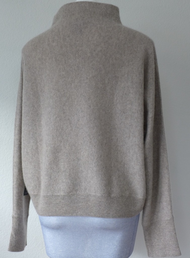 TAHARI Funnel Neck 100% 2-PLY Cashmere Sweater SOFT LUXE 5 Colors