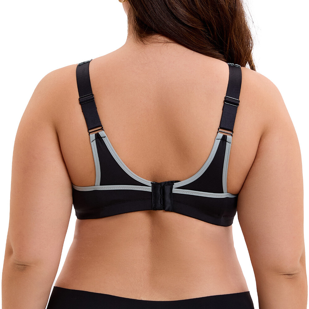 Women’S Sports Bra, Compression, Moisture Wicking, High-Impact Sports Bra ABCDGH
