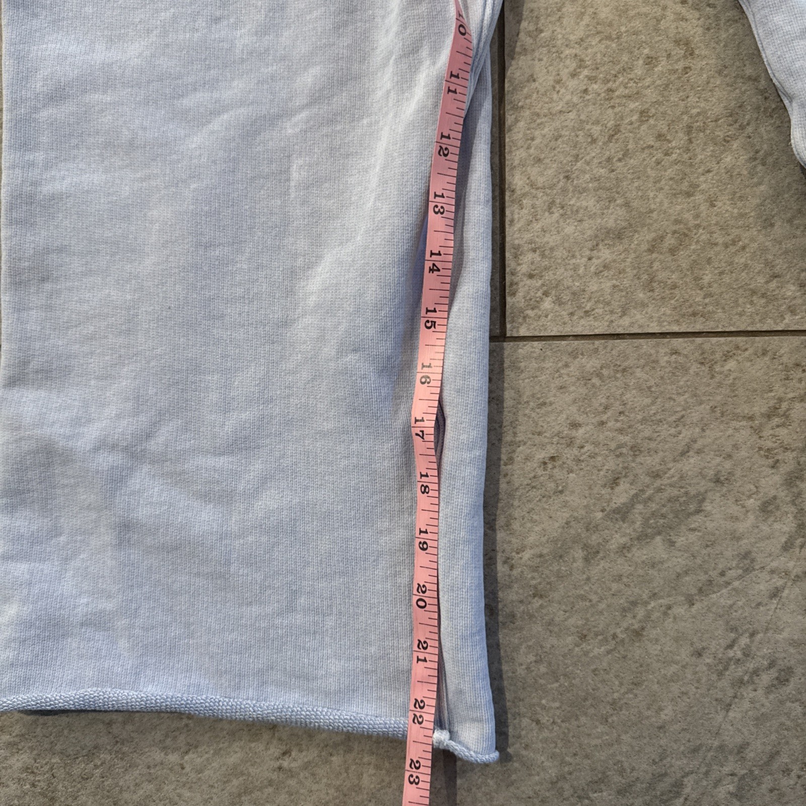 New Frank & Eileen Light Blue Mineral Wash Catherine Sweatpants L
