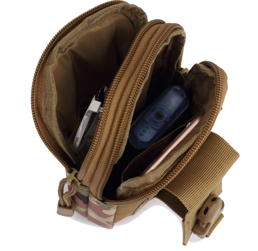 Tactical Fanny Pack Molle Military Phone Pouch Pocket Waist Belt Bag for Mens