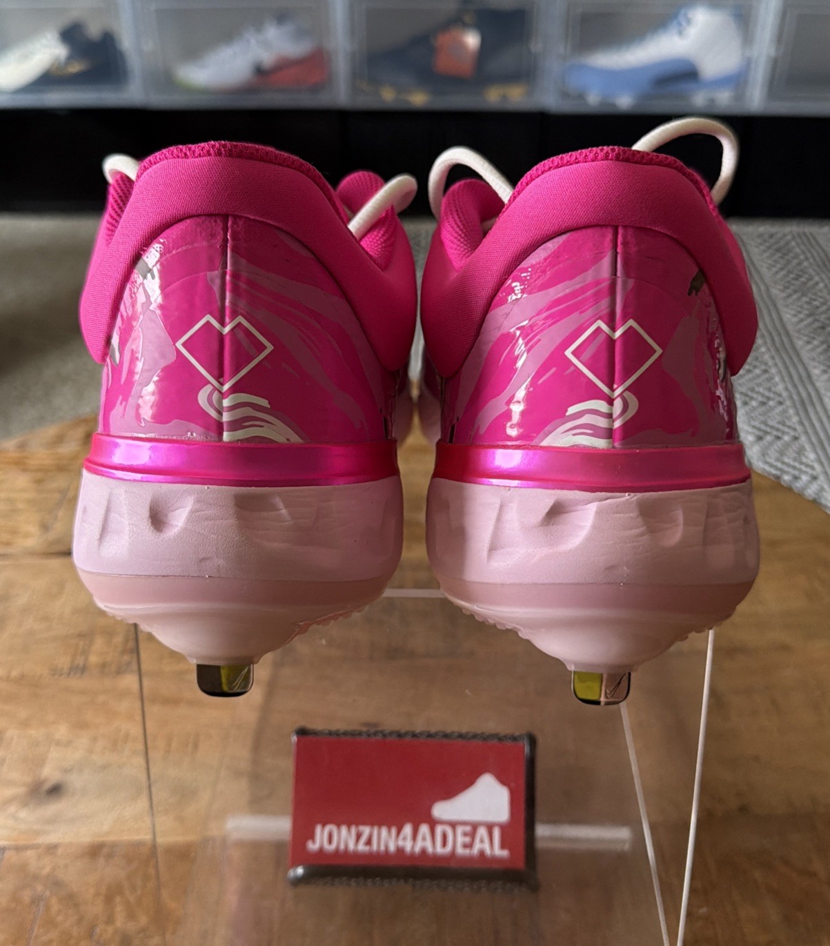 Size 14 Nike Alpha Huarache Mother’s Day Elite Low Baseball Cleats FZ7345-600