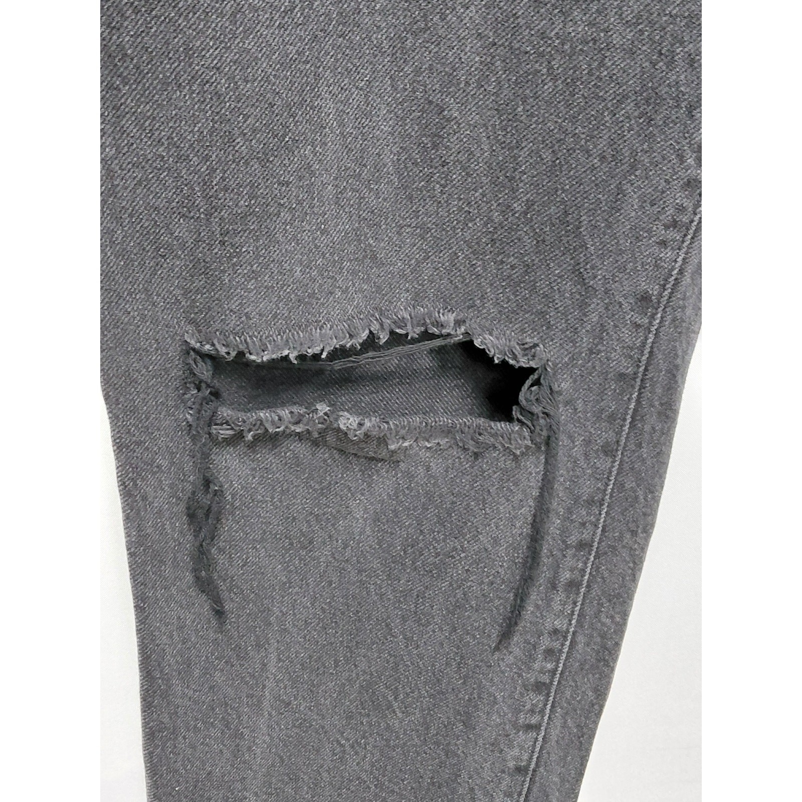 PacSun Distressed Black Jeans Mid (10-12 in) Regular Denim Womens
