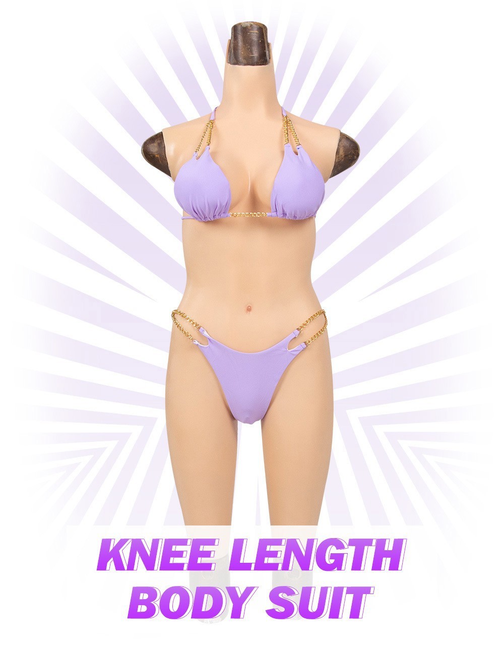C-E Cup Silicone BodySuit Breast Forms Fake Vagina Hip Shaping Female Body Suit