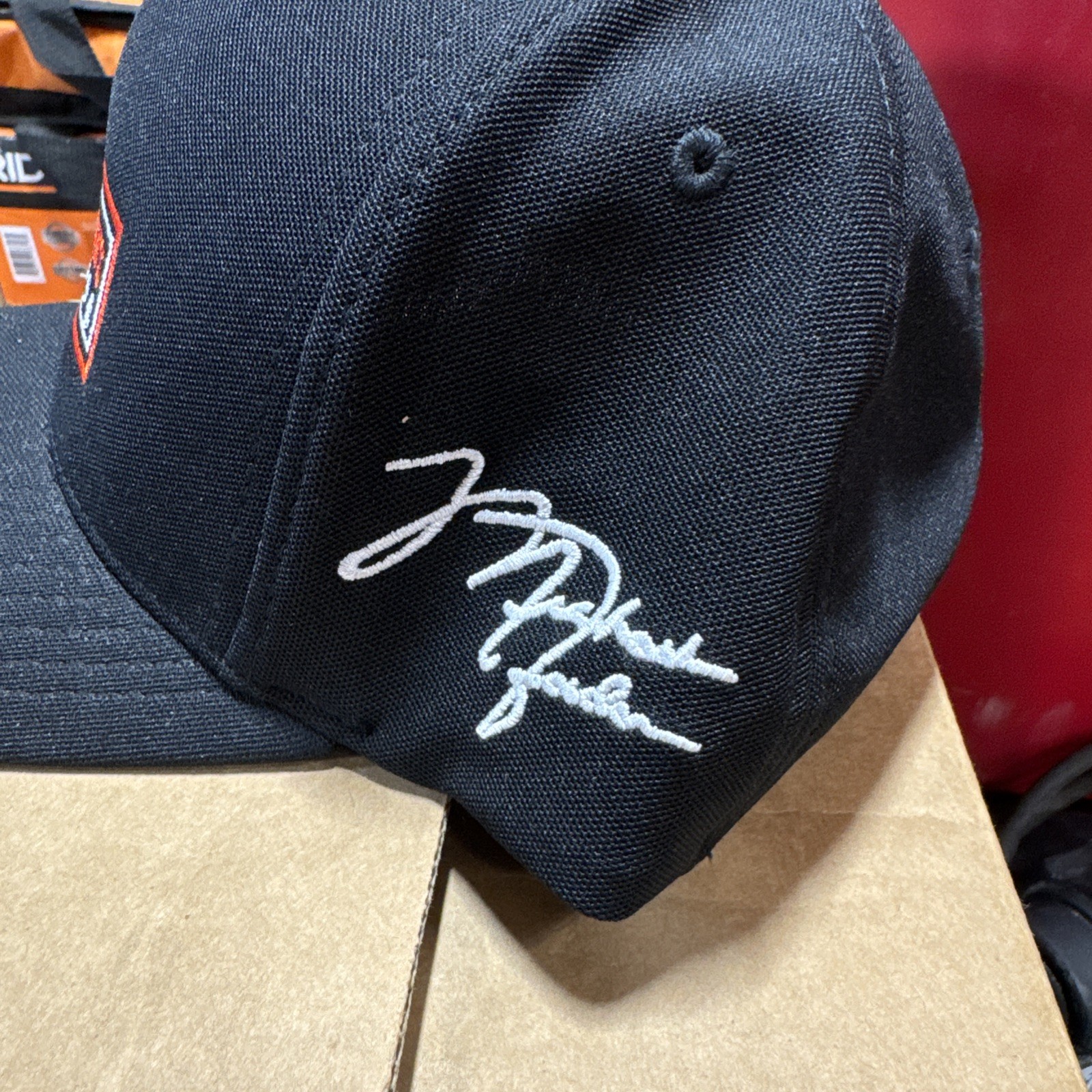 110 Flexfit Michael Jordans Steakhouse Embroidered Port Authority 100% Poly Hat