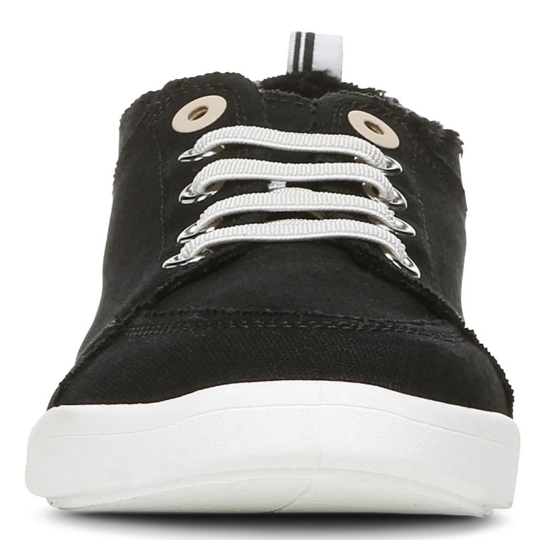 Vionic’s Beach Pismo Casual Sneaker: Canvas, Black Canvas