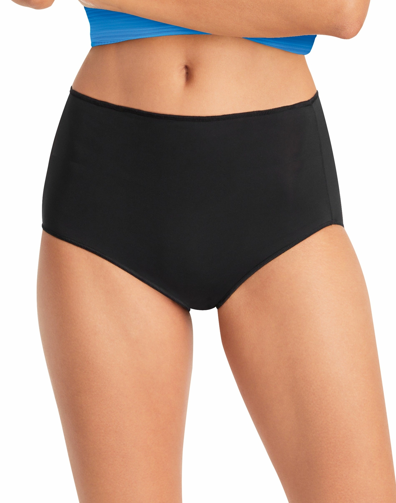 Hanes 10 Pack Briefs Underwear Women’s Microfiber Cool Comfort Panties Tag Free