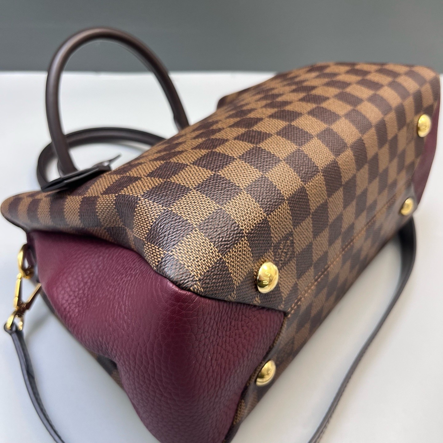 Louis Vuitton Pre-Owned Authentic Satchel Burgundy Free Tracked Shipping
