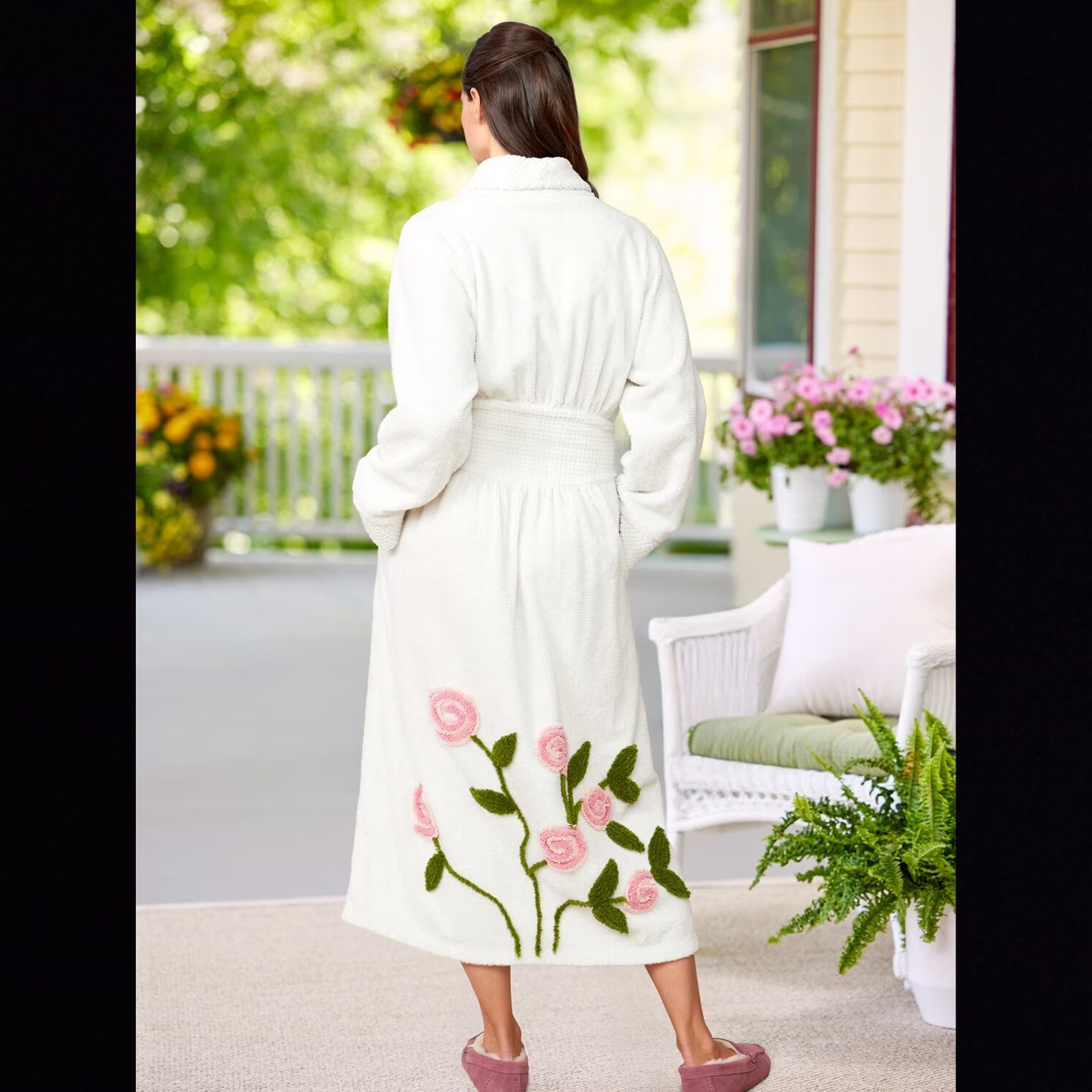 Women’s Chenille Garden Slumber Robe
