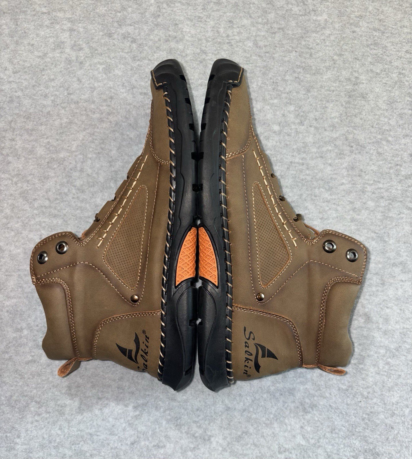 Men’s Salkin Trail BF Boots – Waterproof Handmade Leather Size 10/10.5 UE 44