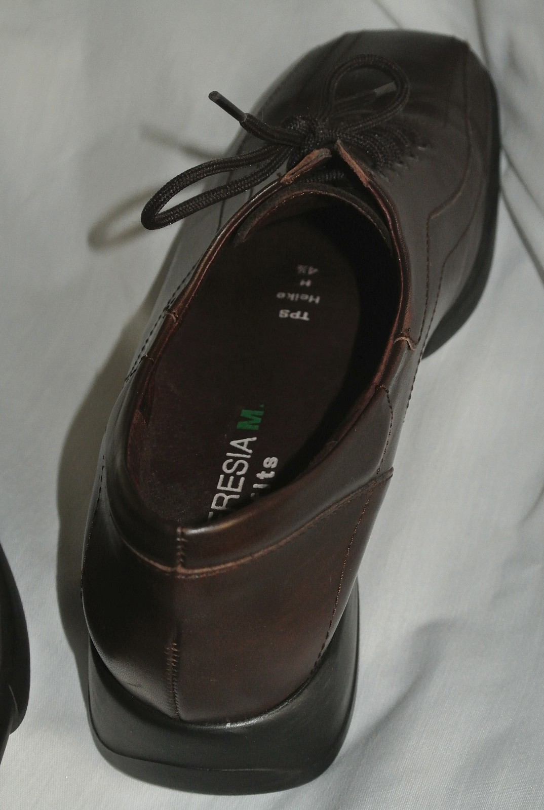 Theresia M Brown Leather Heike TPS Comfort Lace Up Shoe Oxford-6.5-7 US-4.5 EU
