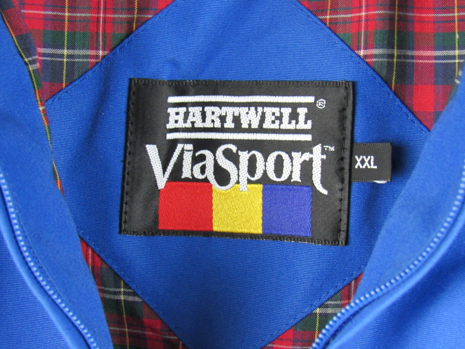 Hartwell ViaSport Men’s Blue BYC Land Cruiser Bomber Jacket Size 2XL